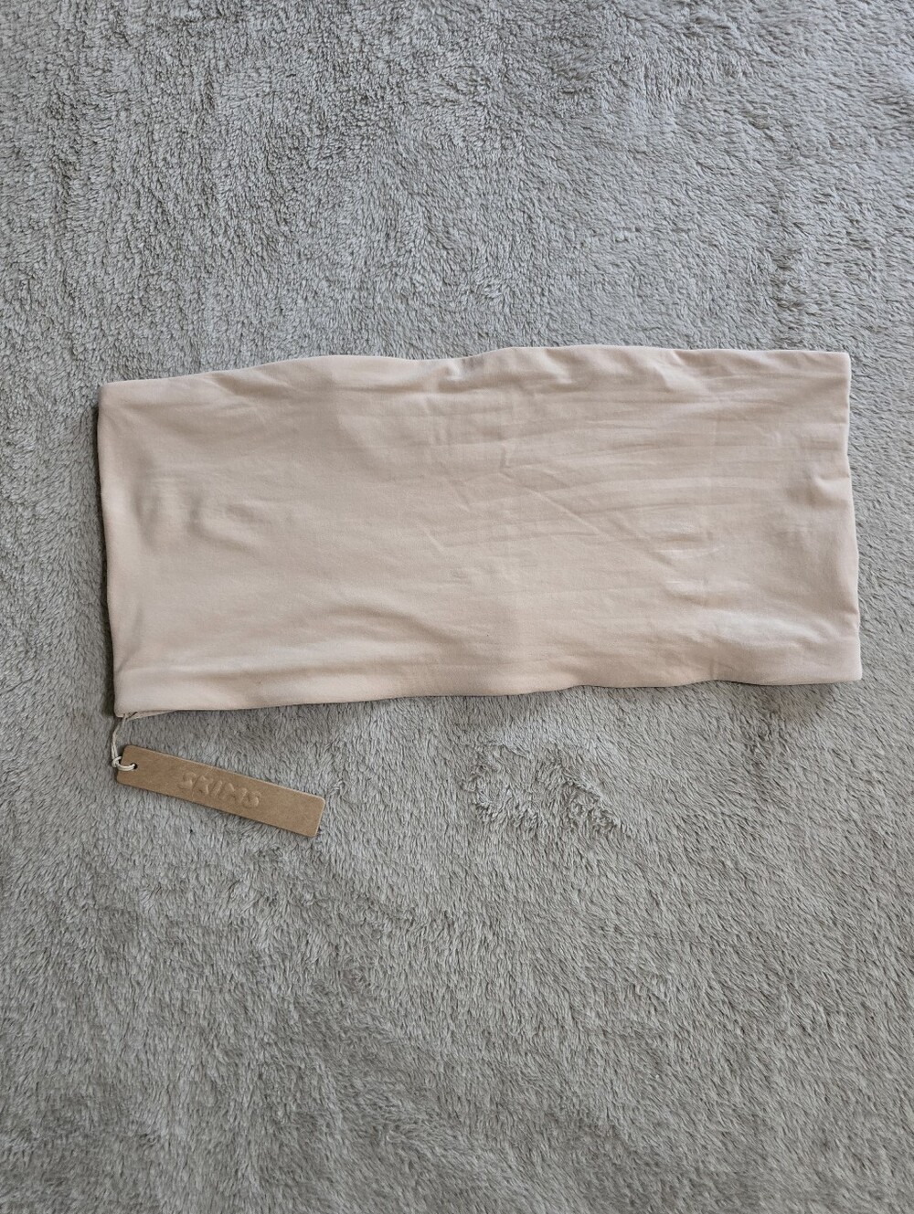 Skims Fits Everbody Bandeau Clay Size Large - Picture 3 of 10